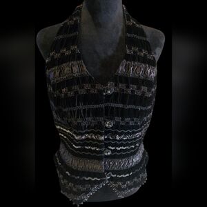 Midnight Glo Evening Halter Top